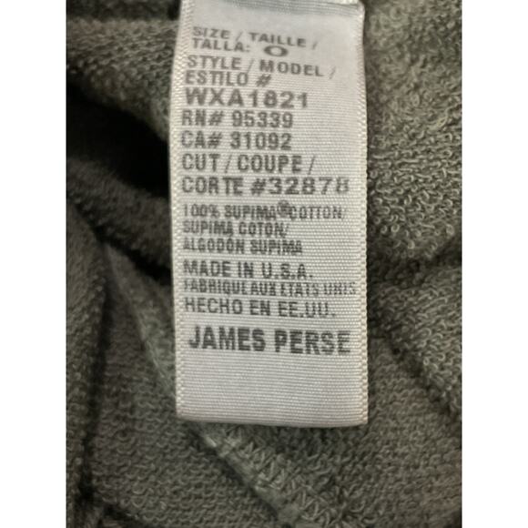 James Perse 'Vintage' Grey French Terry Relaxed Sweatpant Size 0 - Picture 5 of 5